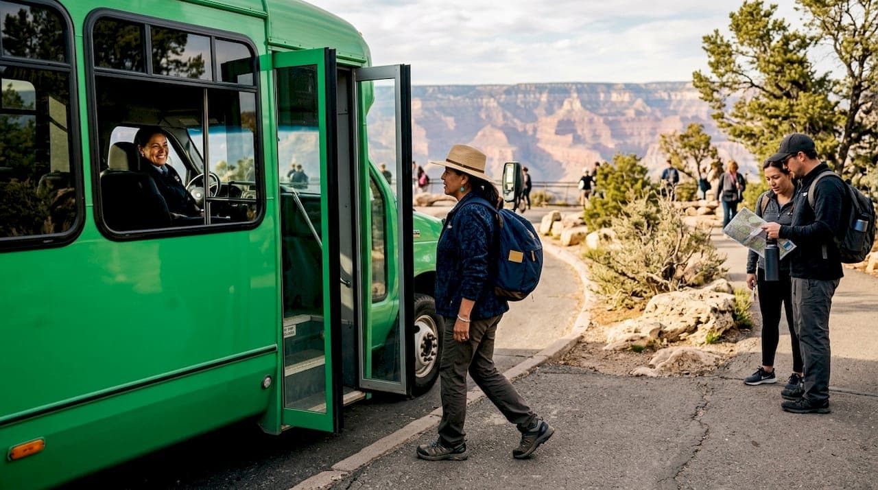 Grand Canyon Shuttle Routes: 2026 South Rim Guide