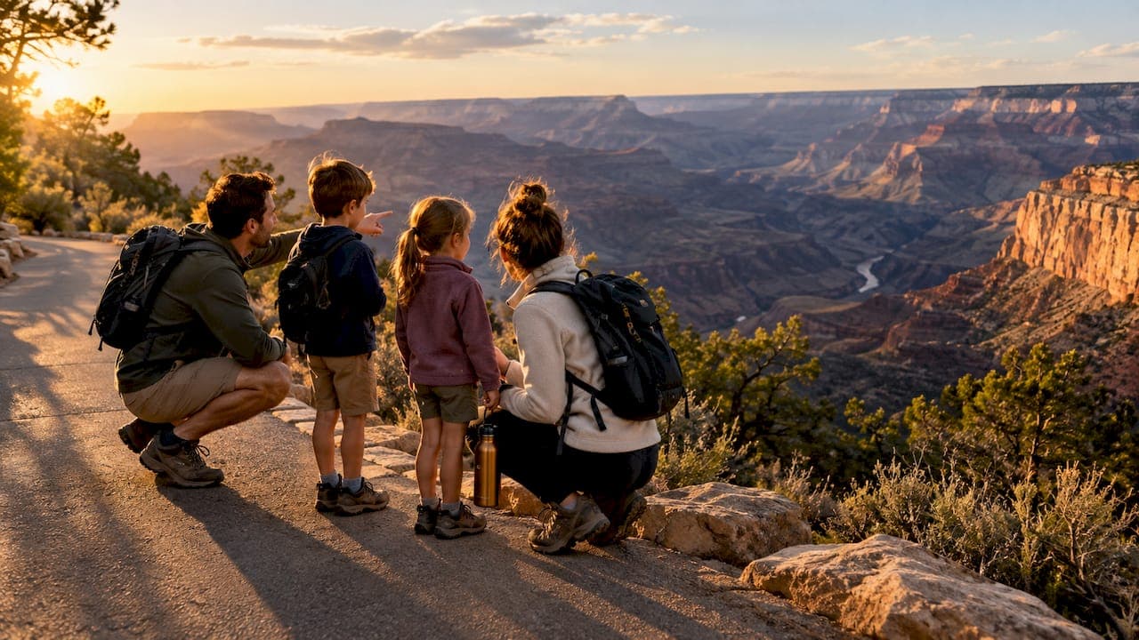 2–3 Day Grand Canyon Family Itinerary: Age Adjusted Plans & Guide Tips