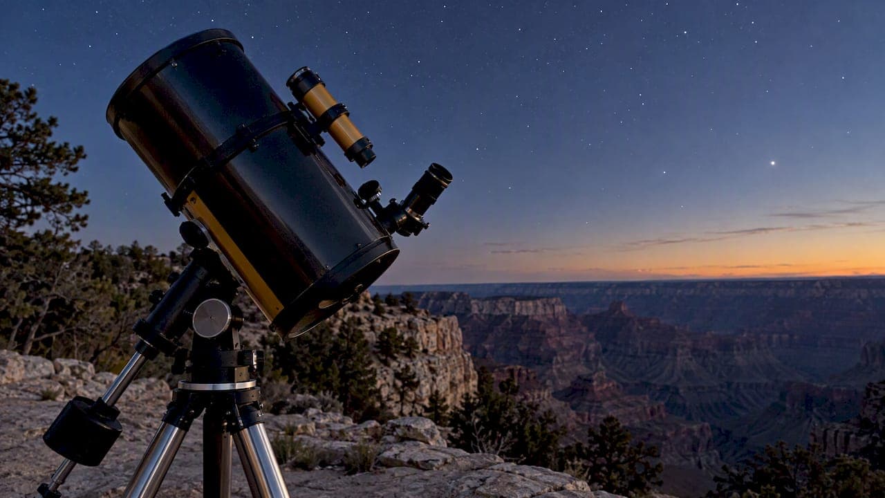 Telescope at the Grand Canyon: Where to Look Through One